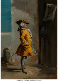 61192: Lucius Rossi (Italian, 1846-1913) Le gentilhomme