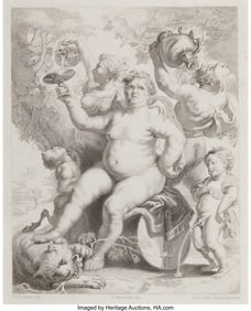 61273: After Peter Paul Rubens Bacchus, early 19th cent