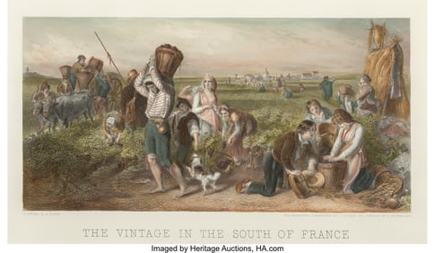 61275: Thomas Uwins The Vintage in the South of France