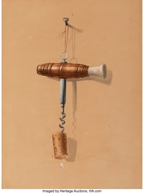 61282: Achille Perelli (Italian, 1822-1891) Corkscrew W