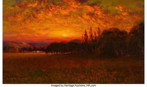 61288: James Everett Stuart (American, 1852-1941) Sunse