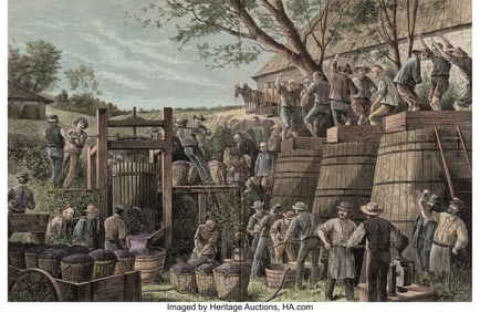 61290: Paul Frenzeny (1840-1902) The Vintage of Califor