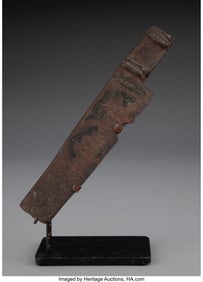 61098: A Spanish Conquistador Iron Inlaid Sword Fragmen