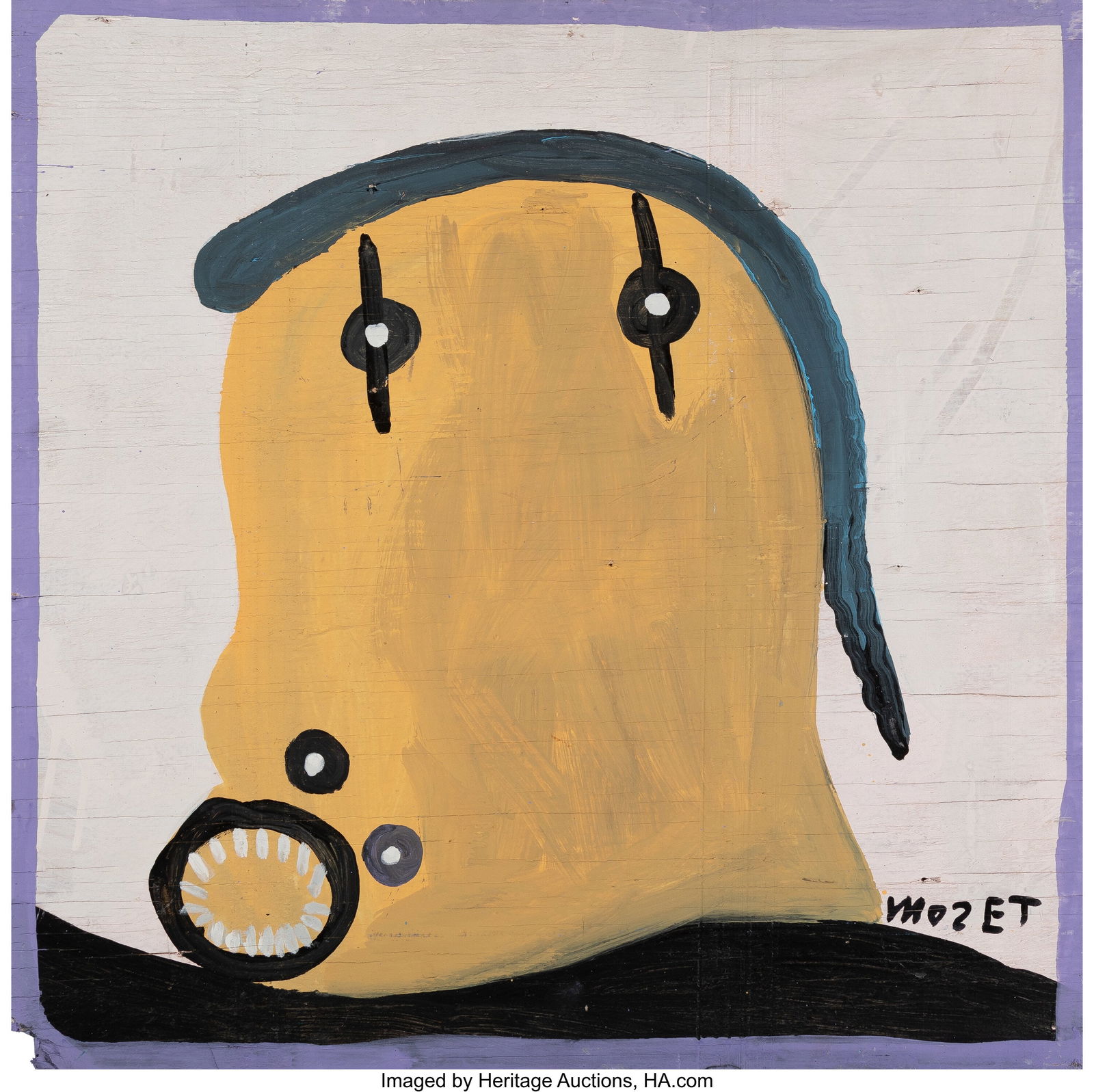 Mose Ernest Tolliver (American, 1920-2006) Self (1 of 2)