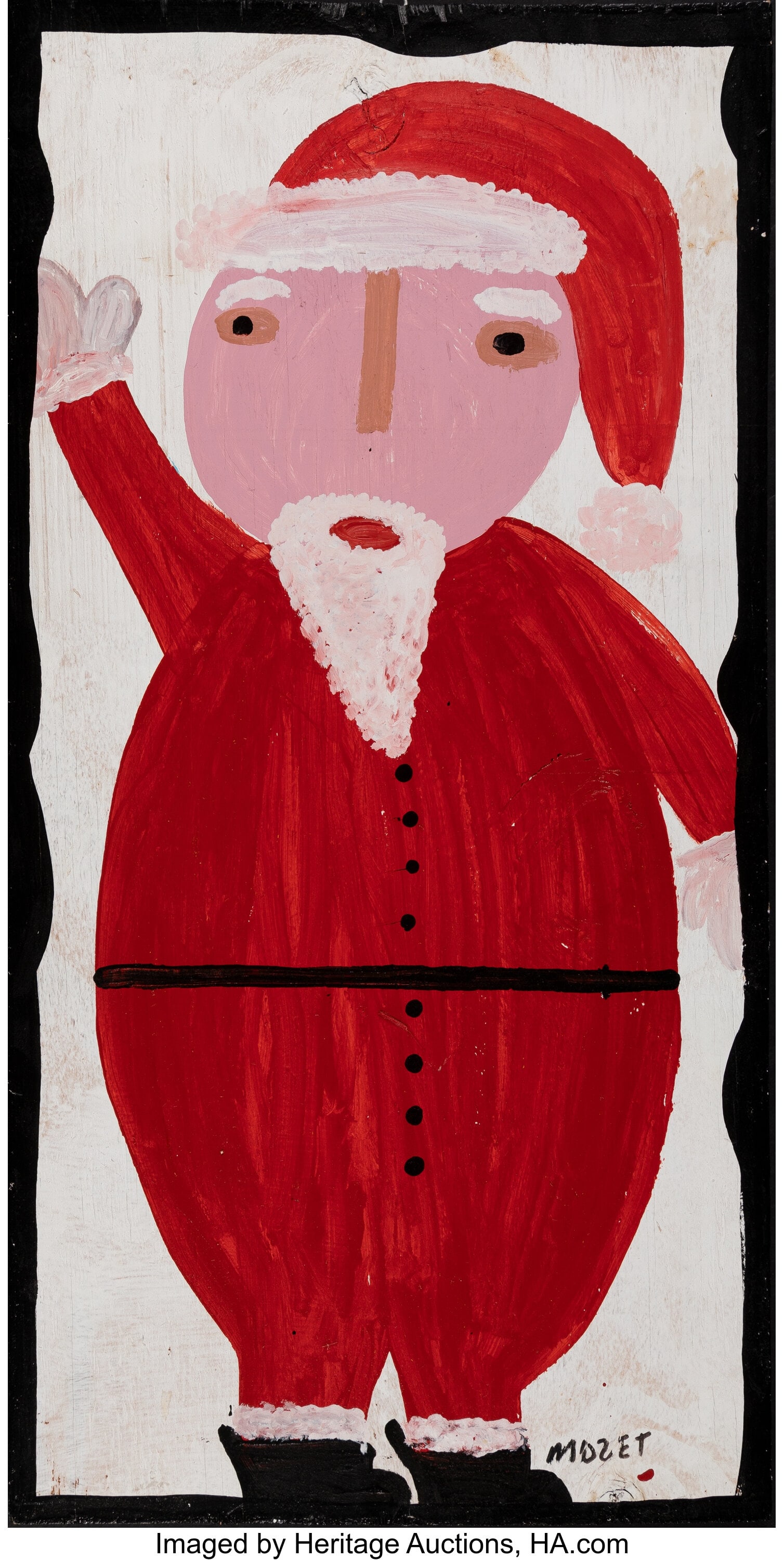 Mose Ernest Tolliver (American, 1920-2006) Santa (1 of 2)