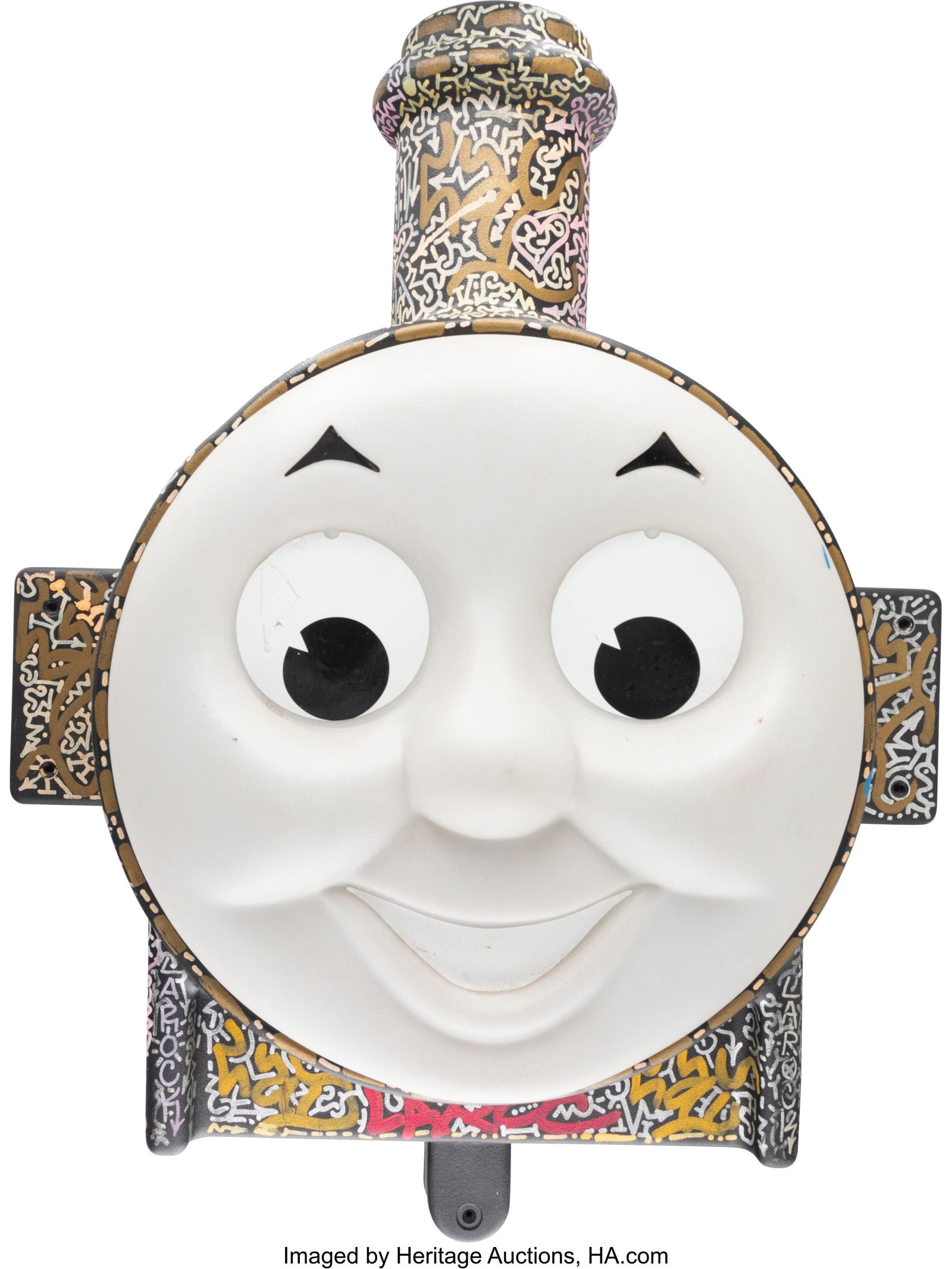 LA II (b. 1967) Friends With Thomas Ink on plast (1 of 3)