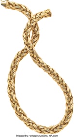 55086: Giovanni Marchisio Gold Necklace  Metal: 18k gol