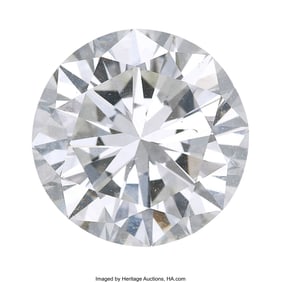 55168: 3.21 ct Diamond  Shape: Round brilliant-cut Meas