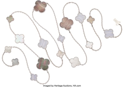 55253: Van Cleef & Arpels Mother-of-Pearl,  Agate, Whit