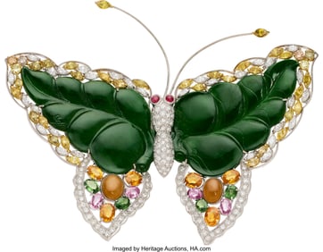 55018: Fred Chong Jadeite Jade, Omphacite Jade,  Colore