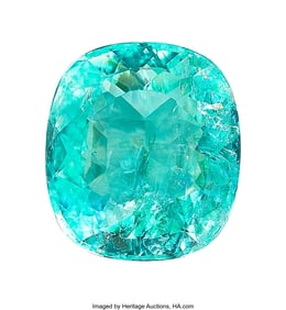 55181: 3.39 ct Paraiba-Type Tourmaline  Shape: Cushion