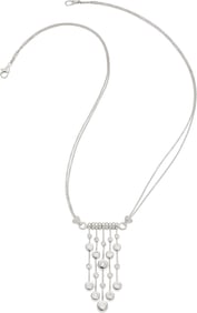 55354: Rebecca Koven Diamond, White Gold Necklace  Ston