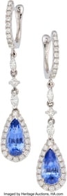 55356: Michael Christoff Sapphire, Diamond,  White Gold