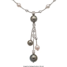 55266: Bvlgari South Sea Cultured Pearl, Diamond,  Cult