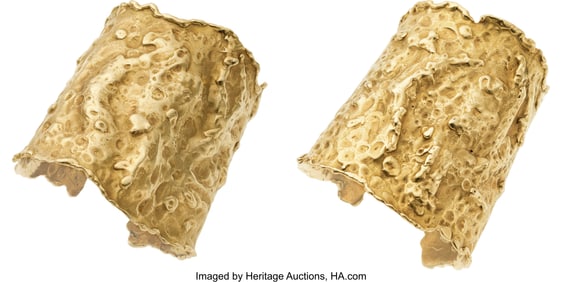 55040: Gold Bracelets  Metal: 18k gold Weight: 199.79 g