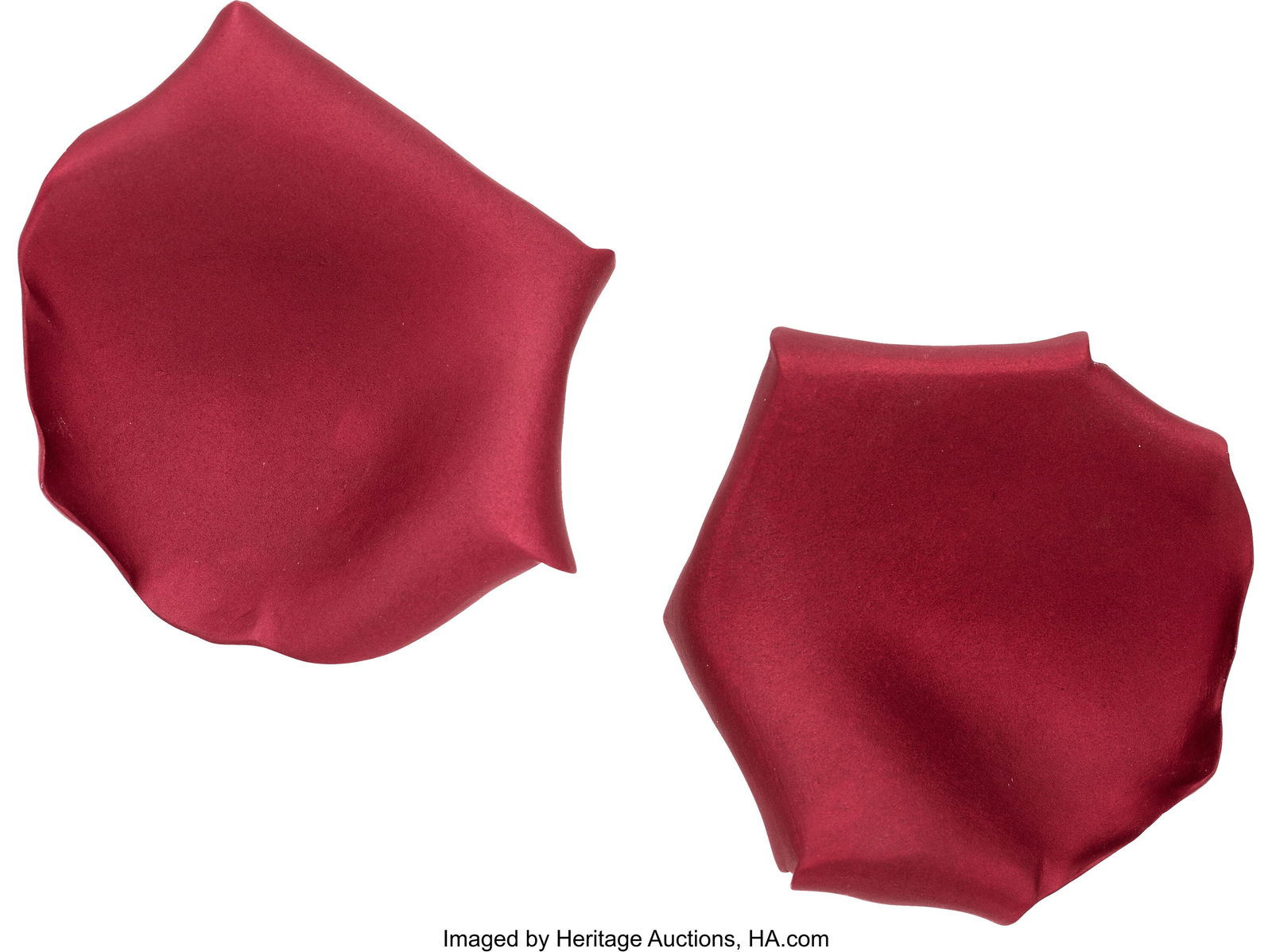 JAR Gold, Aluminum Earrings, French  Metal: Alum (1 of 2)