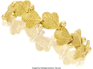 55274: Van Cleef & Arpels Gold Bracelet  Metal: 18k gol