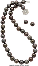 55278: Tiffany & Co. South Sea Cultured Pearl,  Diamond