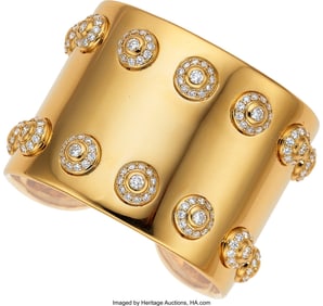 55197: Maria Canale Diamond, Gold Bracelet  Stones: Ful