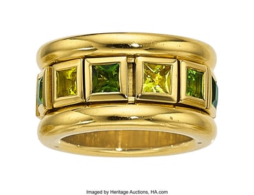 55063: Tamara Comolli Multi-Stone, Gold Ring  Stones: S