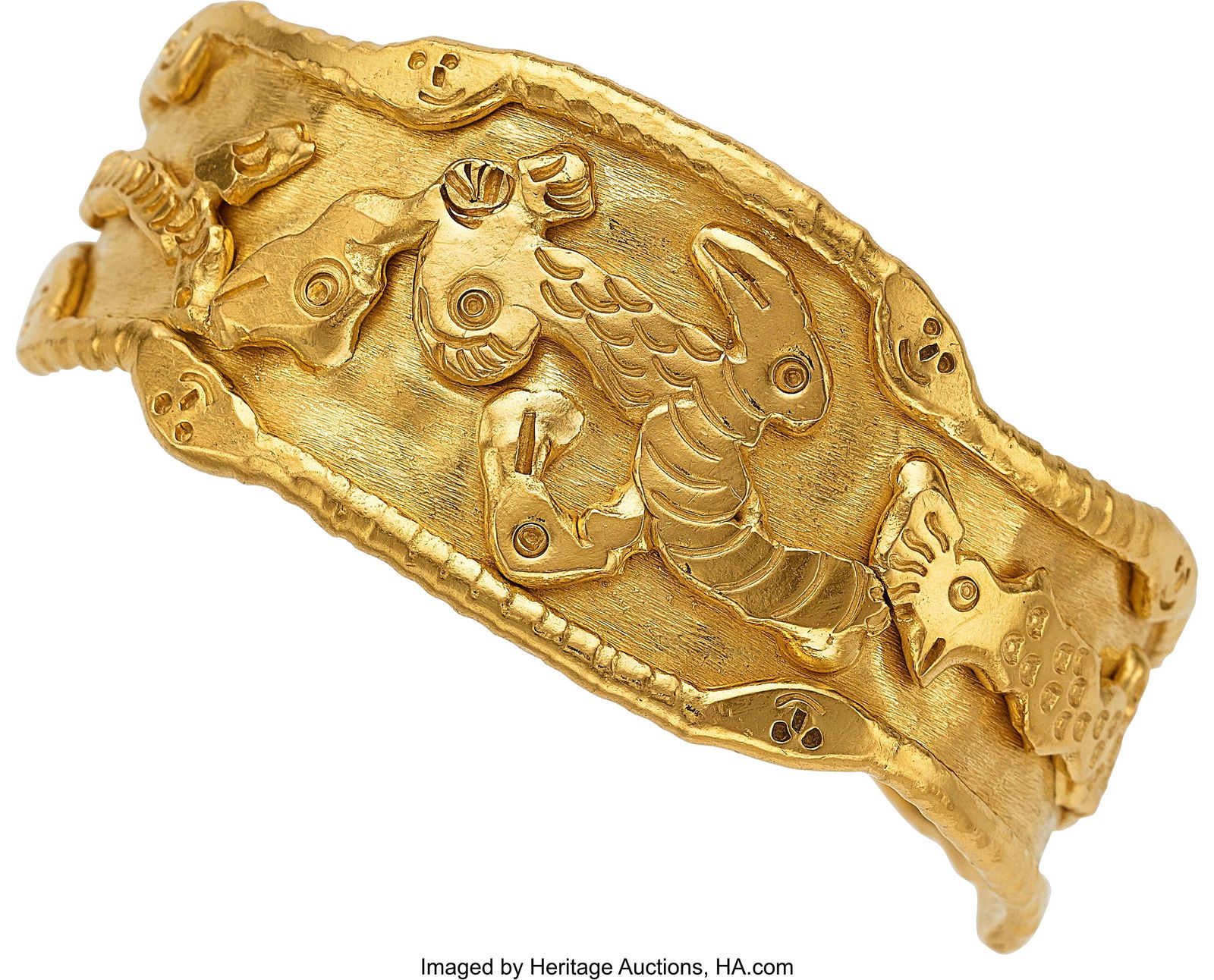 Jean Mahie Gold Bracelet  Metal: 18k gold Marked (1 of 2)