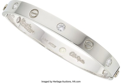 55080: Aldo Cipullo for Cartier Diamond,  Platinum Brac