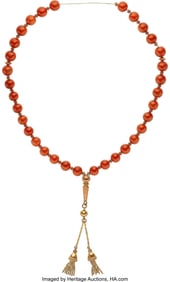 55422&colon; Coral&comma; Gold Necklace  Stones&colon; Coral beads Metal&colon;