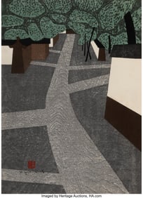 41064&colon; Saito Kiyoshi &lpar;1907-1997&rpar; Miyoshin-ji Kyoto&comma; 196