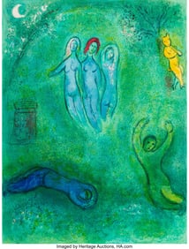 41050&colon; Marc Chagall &lpar;1887-1985&rpar; Le songe de daphnis et 