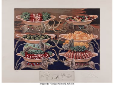 41036&colon; Salvador Dalí &lpar;1904-1989&rpar; Les délices pities m