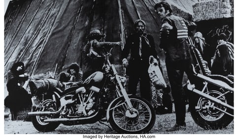 41025&colon; Russell Young &lpar;b&period; 1960&rpar; Easy Rider&comma; 2007 Screenp