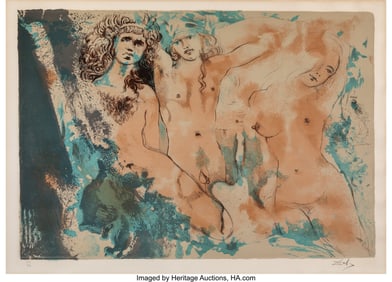 41041&colon; Salvador Dalí &lpar;1904-1989&rpar; Three Hippies&comma; 1970 L