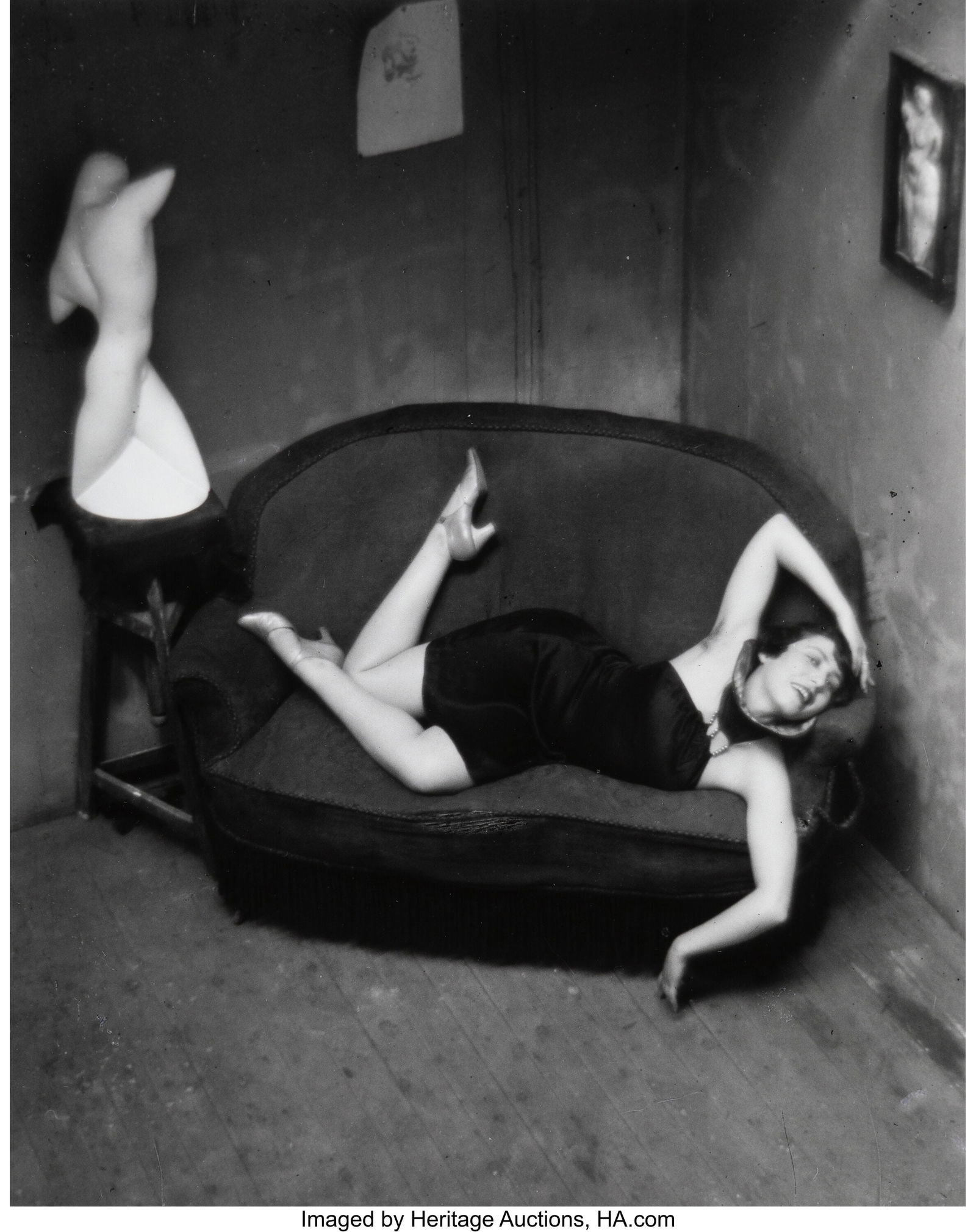 Andre Kertesz (Hungarian, 1894-1985) Satiric Dan: Andre Kertesz (Hungarian, 1894-1985) Satiric Dancer, Paris, 1926 Gelatin silver print, printed later 9-3/4 x 7-7/8 inches (24.8 x 20.0 cm&r