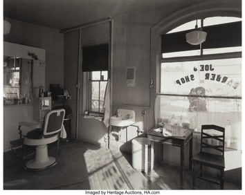 73085&colon; George Tice &lpar;American&comma; 1938-2025&rpar; Joe's Barber S