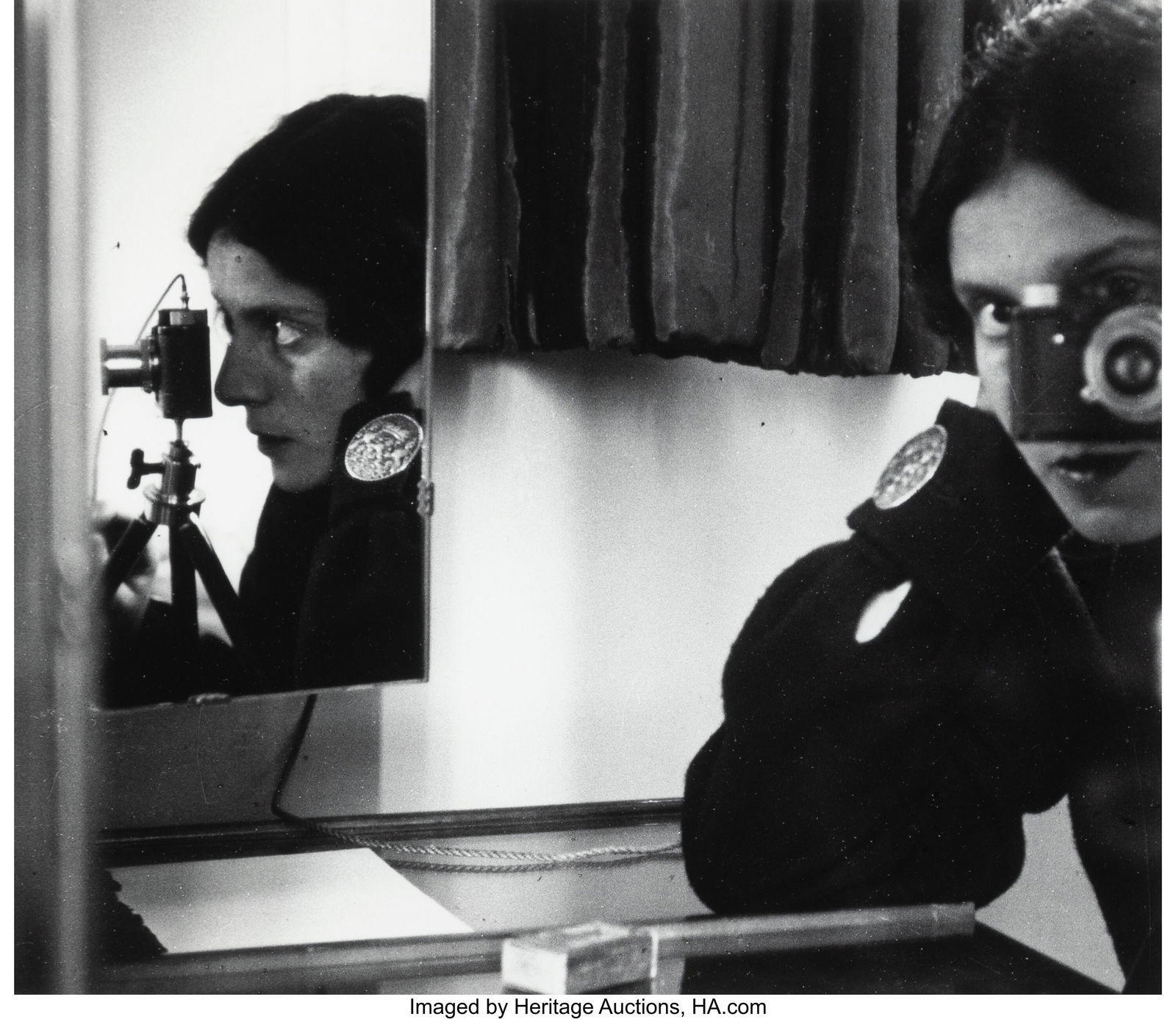 Ilse Bing (German/American, 1899-1998) Self Port: Ilse Bing (German/American, 1899-1998) Self Portrait, 1931 Gelatin silver print, printed 1996 9-7/8 x 11-1/4 inches (25.1 x 28.6 cm) &lp