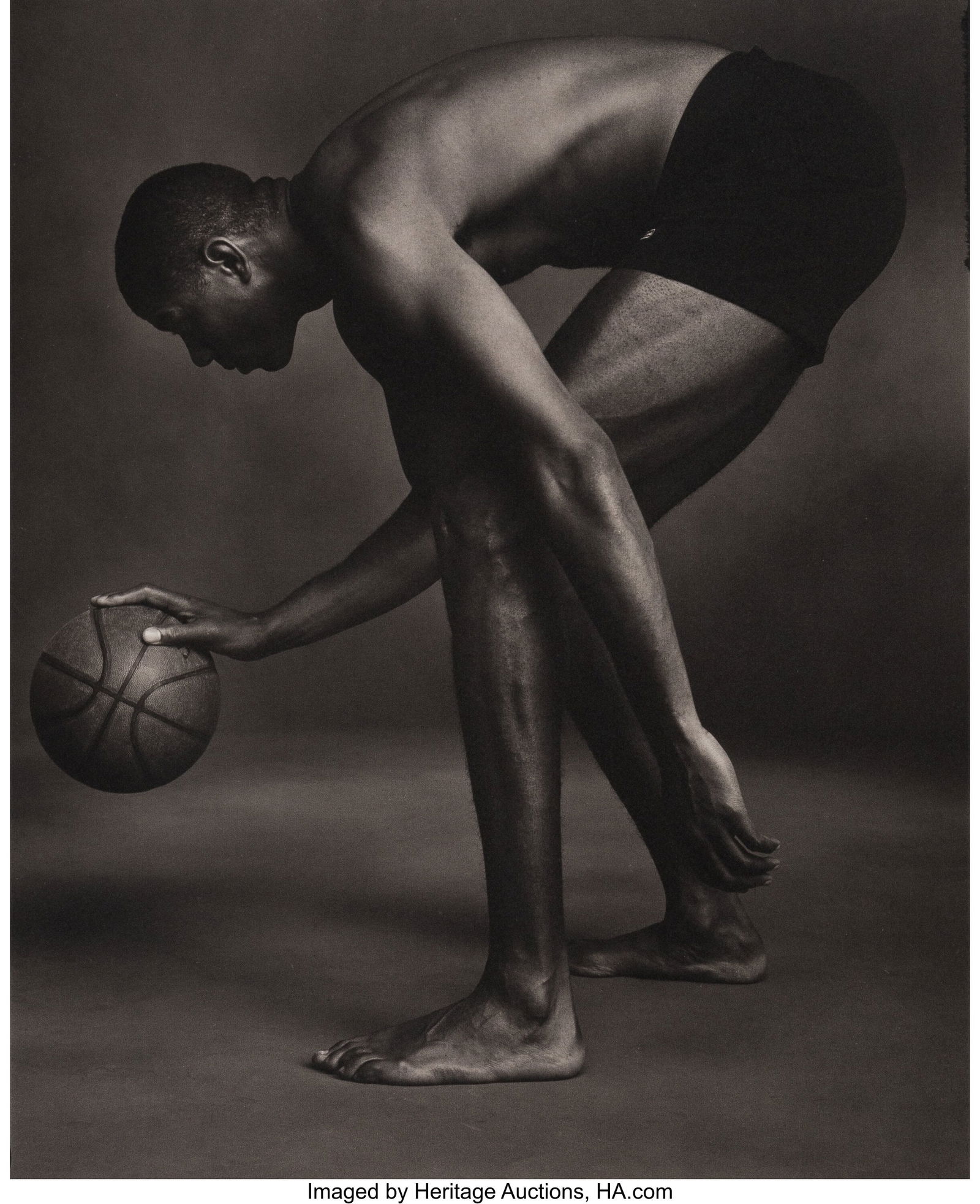 Annie Leibovitz (American, b. 1949) Magic Johnso: Annie Leibovitz (American, b. 1949) Magic Johnson, 1989 Platinum print, printed 1996 15 x 12-3/4 inches (38.1 x 32.4 cm) (image&rpar