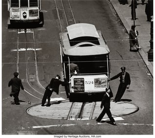 73038&colon; Max Yavno &lpar;American&comma; 1911-1985&rpar; Cable Car&comma; 1947 