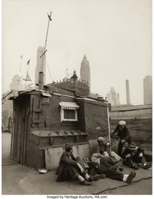 73105: Berenice Abbott (American, 1898-1991) Shelter on