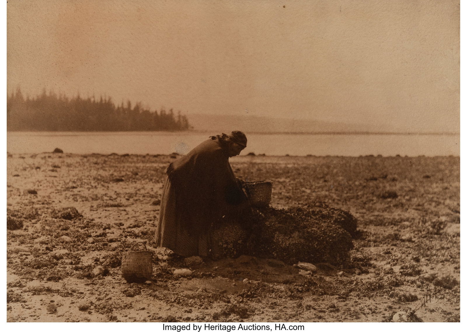 Edward Sheriff Curtis (American, 1868-1952) The: Edward Sheriff Curtis (American, 1868-1952) The Clam Digger, Puget Sound, 1898-1900 Platinum print 15-7/8 x 12 inches (40.3 x 30.5 cm) (ima