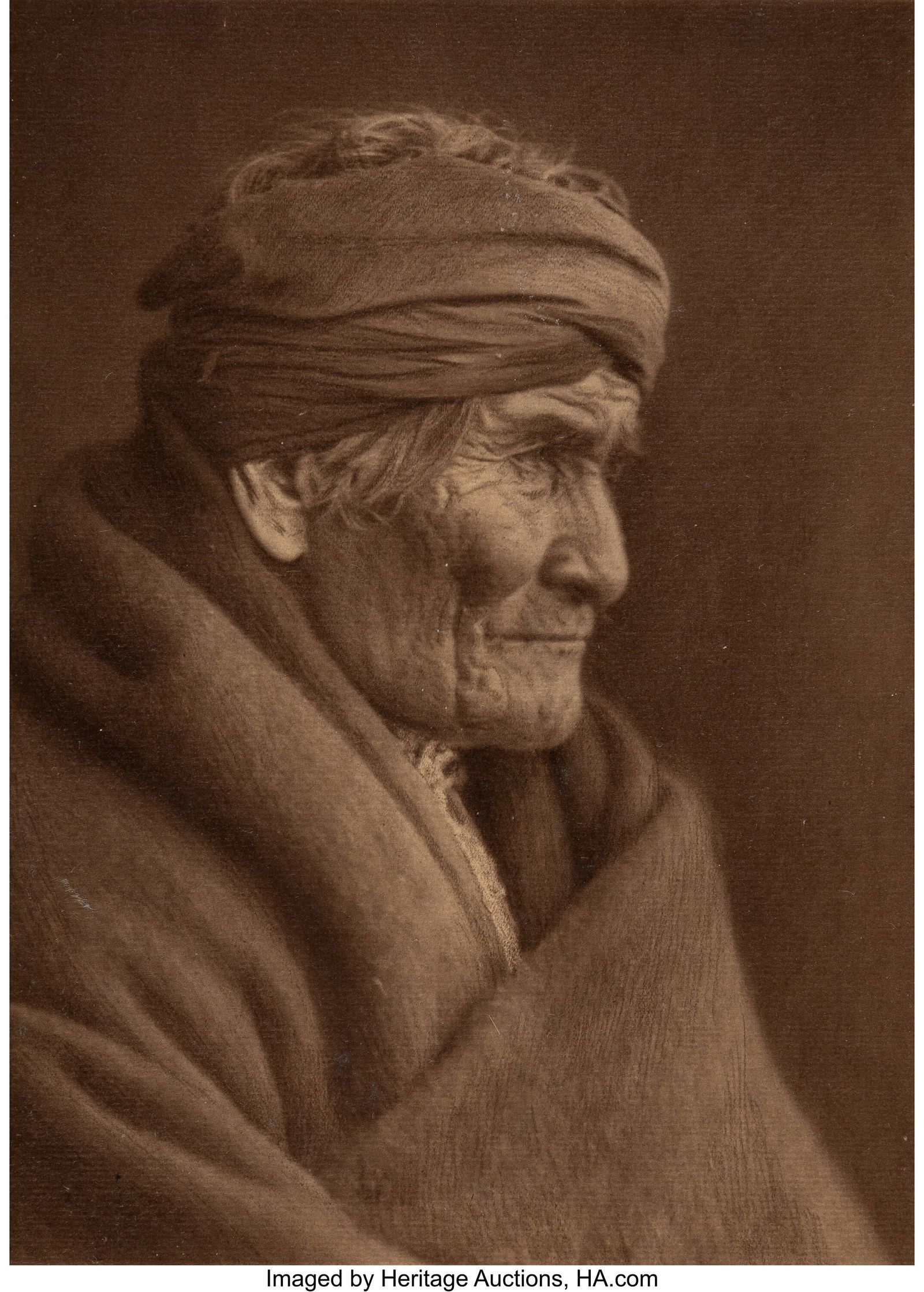 Edward Sheriff Curtis (American, 1868-1952) Gero: Edward Sheriff Curtis (American, 1868-1952) Geronimo, Apache, 1905 Gelatin silver print 8 x 5-3/4 inches (20.3 x 14.6 cm) (image) 9-1&