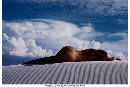 73132: Lucien Clergue (French, 1934-2014) Nude at White