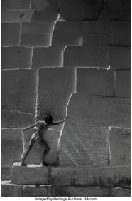 73133: Lucien Clergue (French, 1934-2014) Nude Les Baux
