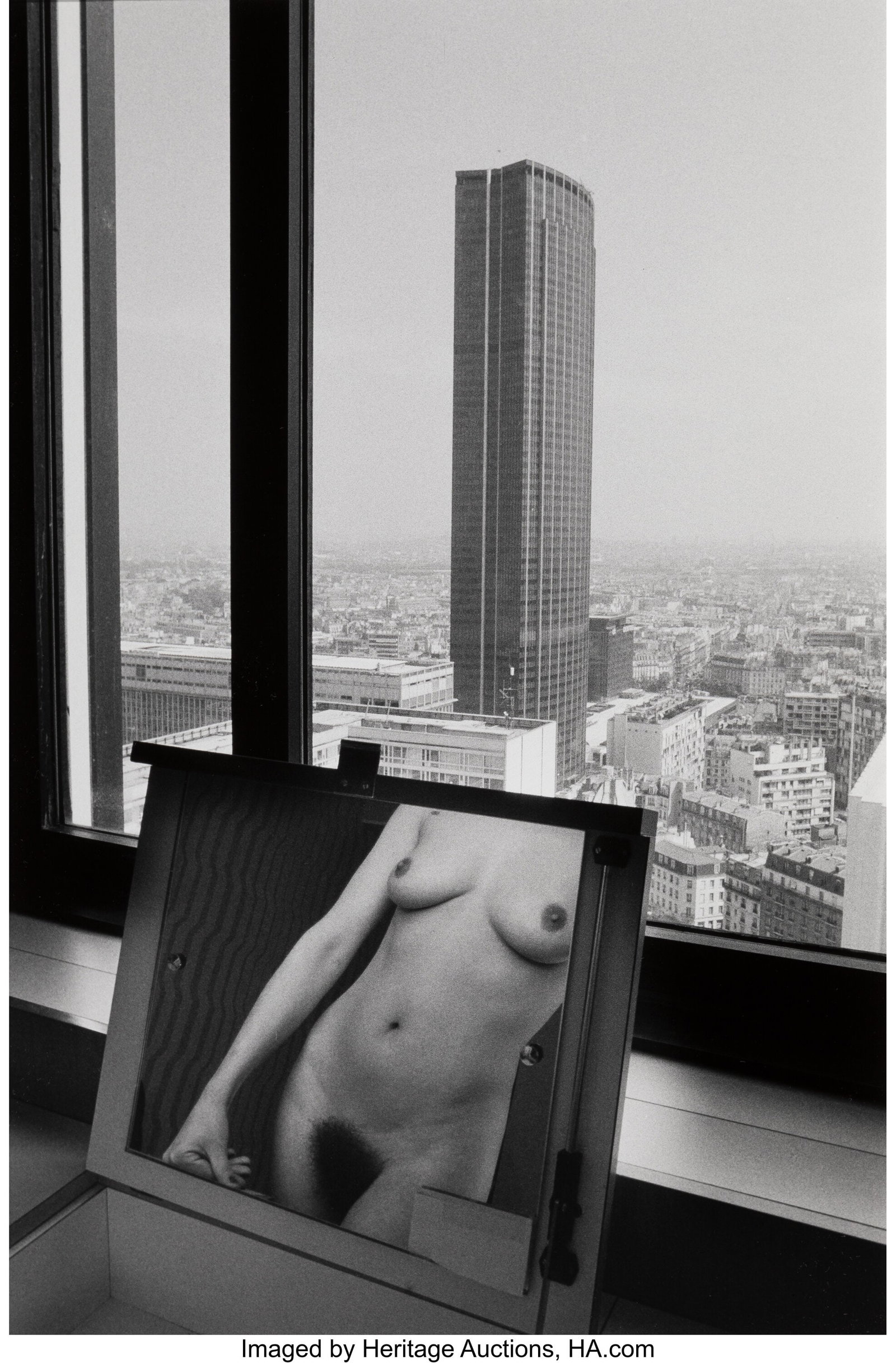 Lucien Clergue (French, 1934-2014) Caco at Montp: Lucien Clergue (French, 1934-2014) Caco at Montparnasse I Paris, 1975 Gelatin silver print 13-7/8 x 9-1/4 inches (35.2 x 23.5 cm) (image&rpar