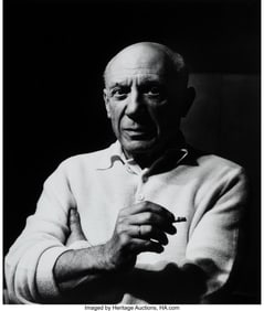 73145: Lucien Clergue (French, 1934-2014) Pablo Picasso