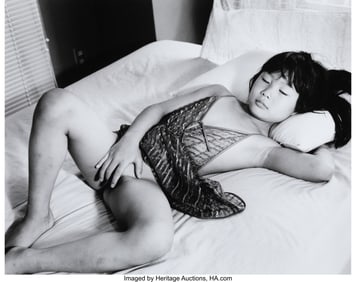 73169: Nobuyoshi Araki (Japanese, b. 1940) Girl on Bed,