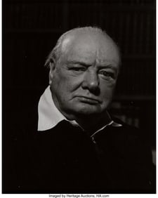 73232: Philippe Halsman (American, 1906-1979) Winston C