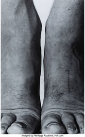 73172: John Coplans (British, 1920-2003) Feet Frontal,
