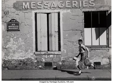73235: Todd Webb (American, 1905-2000) Paris (Messageri