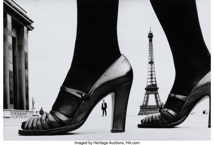 73173: Frank Horvat (French, 1928-2020) Shoes and Eiffe