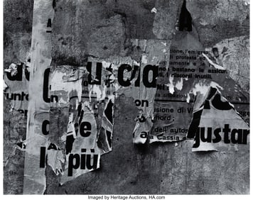 73200: Aaron Siskind (American, 1903-1991) Rome 62, 196